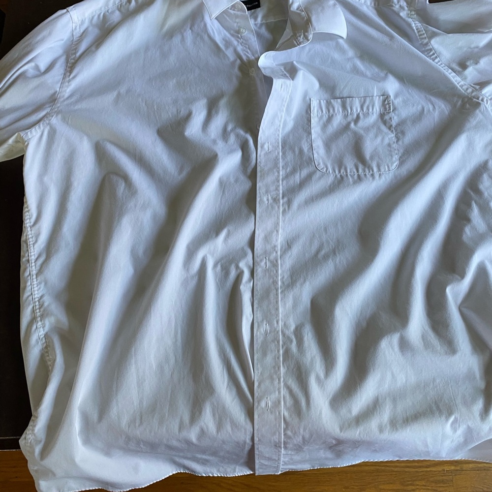 Beverly Hills Polo Club White Casual Button Down Shirt